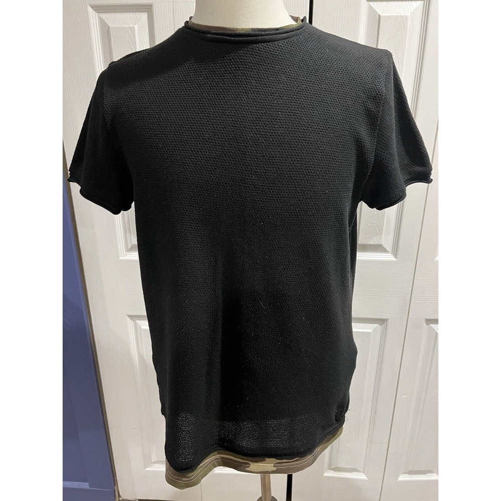 ZARA large Mens texture/ camo shirt